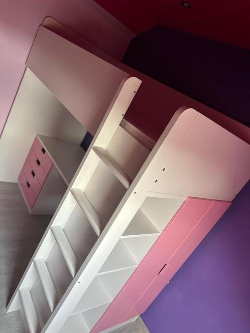 Chambre à coucher, Huis en Inrichting, Slaapkamer | Stapelbedden en Hoogslapers, Gebruikt, Hoogslaper, 90 cm, 200 cm, Eenpersoons
