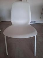 Witte stoel Ikea, Comme neuf, Enlèvement