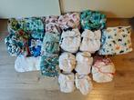 Volledig pakket wasbare / herbruikbare luiers (56 stuks!), Ophalen of Verzenden, Gebruikt, Overige typen, Overige merken