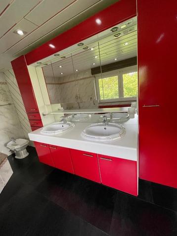 Salle de bain complète double vasque de marque GLOBO avec in