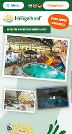 7 dagen park Hengelhoef. 08/08 - 15/08, Wasmachine, Aan meer of rivier, Recreatiepark