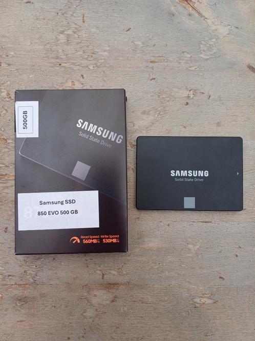 SSD Samsung 850 EVO 500GB, Computers en Software, Harde schijven, Zo goed als nieuw, Laptop, Intern, SSD, SATA, Ophalen of Verzenden