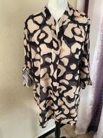 Soepele blouse met Tunesische kraagprint, maat L, Kleding | Dames, Grote Maten, Ophalen of Verzenden