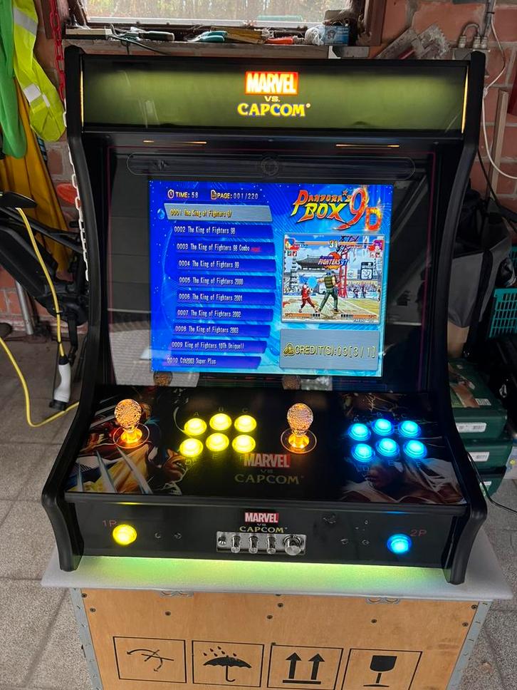 Bartop arcade kast te huur, Verzamelen, Automaten | Gokkasten en Fruitautomaten, Zo goed als nieuw, Euro, Ophalen of Verzenden
