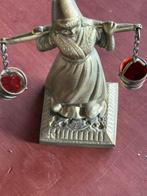 Klein bronzen beelje van een vrouw met juk en emmers, Antiek en Kunst, Ophalen
