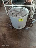 Grote luchtdichte aluminium steelpan, Huis en Inrichting, Ophalen, Gebruikt, Aluminium, Overige typen