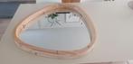 moderne spiegel met hout, Huis en Inrichting, Woonaccessoires | Spiegels, Ophalen, Gebruikt