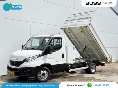 Iveco Daily 35C12 2.3 L3 Kipper Dubbellucht 3.5t Trekhaak Ai, Auto's, Bestelwagens en Lichte vracht, Bedrijf, Te koop, ABS, Alarm