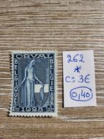 Belgie 262 *, Ophalen of Verzenden