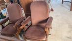 Paire de fauteuils relax bois et tissu, Maison & Meubles, Canapés | Sofas & Chaises Longues, Comme neuf, Bois, Enlèvement