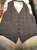 Grijs geruite gilet, Kleding | Heren, Kostuums en vesten, Ophalen of Verzenden, Zo goed als nieuw, Maat 48/50 (M), Grijs