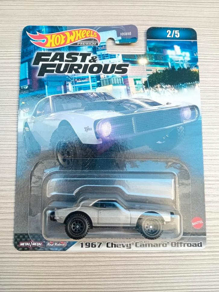 Hotwheels fast and furious 1967 chevy camaro offroad, Kinderen en Baby's, Speelgoed |Speelgoedvoertuigen, Nieuw, Ophalen of Verzenden