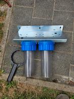 Regenwaterfilter dubbel met montageplaat, Ophalen of Verzenden, Gebruikt