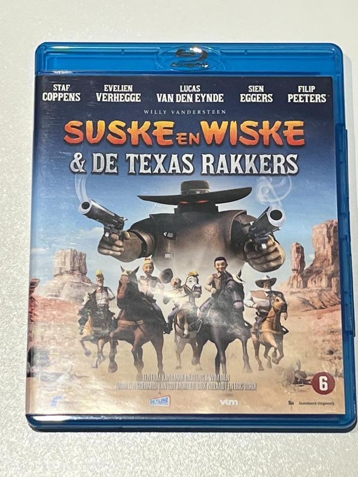 Suske & Wiske en de Texasrakkers - Blu-ray, Cd's en Dvd's, Blu-ray, Gebruikt, Tekenfilms en Animatie, Ophalen of Verzenden