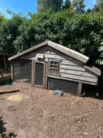 Zeer mooi tuinhouten kippenhok met ren en nachthok., Ophalen, Zo goed als nieuw, Kippenhok of Kippenren