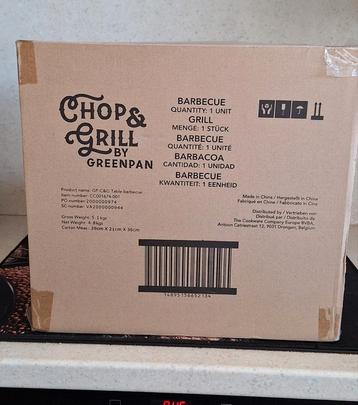 Nieuw in de doos. Chop & grill by greenpan tafelbbq beschikbaar voor biedingen