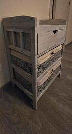 Landelijk ladekast/nachtkast, Huis en Inrichting, Kasten | Ladekasten, Ophalen of Verzenden, Zo goed als nieuw