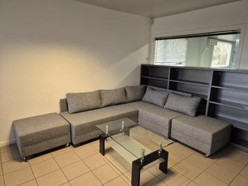 Hoekzetel 280x280x70cm - Grijs beschikbaar voor biedingen