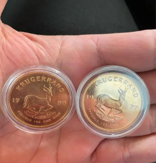 Krugerand zuid Afrikaanse rand gouden munten Gouden munt, Timbres & Monnaies, Métaux nobles & Lingots, Or, Enlèvement