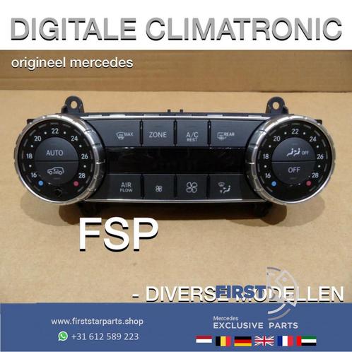 Digitale climate control kachel schakelaar airco W204 W212 W, Auto-onderdelen, Dashboard en Schakelaars, Mercedes-Benz, Gebruikt