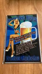 Metalen bord iceberg beer pin up 20 x 30 mancave, Verzamelen, Biermerken, Ophalen of Verzenden, Nieuw