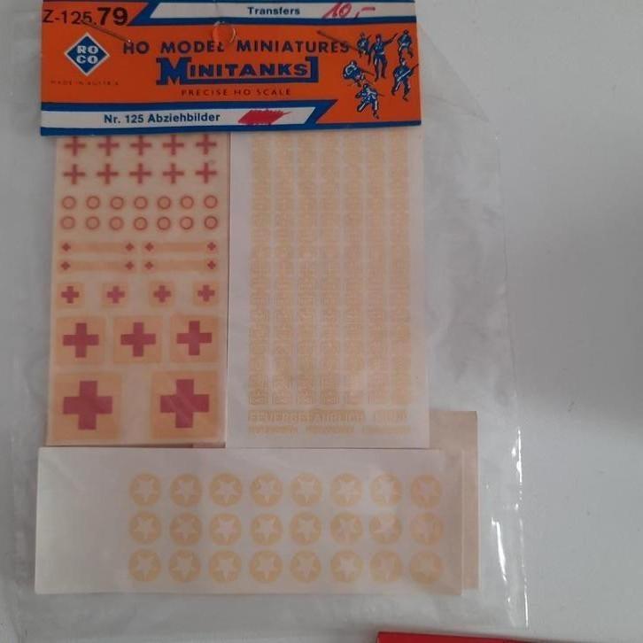 AUTOCOLLANTS/TRANSFERTS ET ACCESSOIRES ROCCO HO-SCALE *SCELL, Enlèvement, Neuf, 1:50 à 1:144