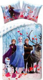 Disney Frozen Dekbedovertrek 140 x 200 cm - Group - Katoen, Neuf, Enlèvement ou Envoi, Autres couleurs, Housse de couette