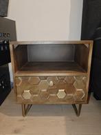 Mango houten nachtkastje, Huis en Inrichting, Ophalen, Nieuw, 45 tot 65 cm, Minder dan 55 cm