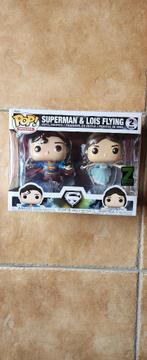 Superman & lois lane flying zavvi exclusive 2pack funko pop, Nieuw, Ophalen of Verzenden