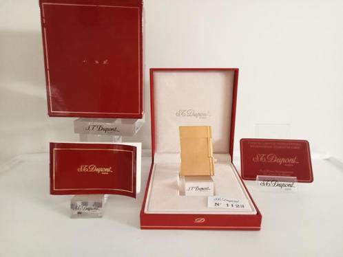 Briquet Dupont Gatsby en métal doré avec son PING, Collections, Articles de fumeurs, Briquets & Boîtes d'allumettes, Utilisé, Briquet