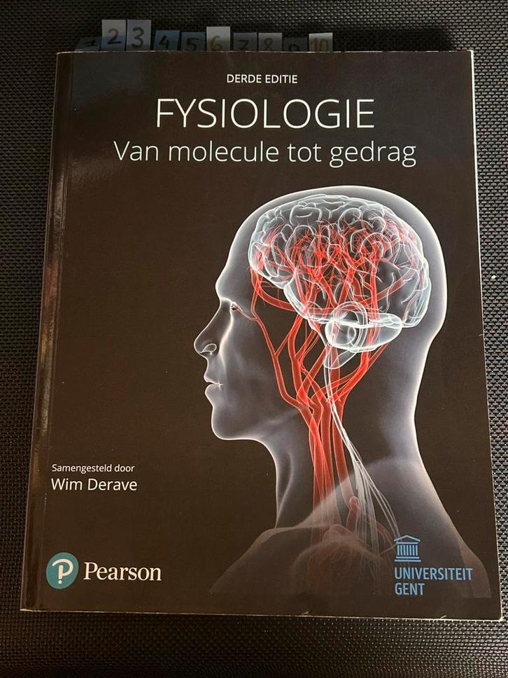 Fysiologie Van molecule tot gedrag - Wim Derave, Boeken, Studieboeken en Cursussen, Gelezen, Hoger Onderwijs, Alpha, Ophalen of Verzenden