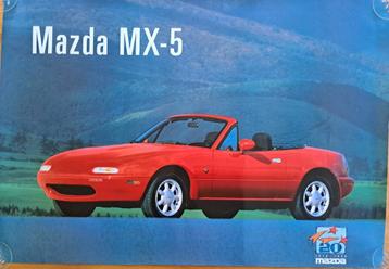 Affiche publicitaire originale d'usine Mazda MX5 Miata 70x10