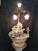 ZELDZAAM! Vloerverlichting met waterornament CAPODIMONTE!!, Ophalen, Nieuw, 150 tot 200 cm