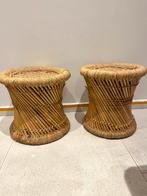 Vintage zitzak, rotan, rieten, bambou, plantenhouder, Ophalen of Verzenden, Zo goed als nieuw