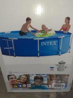 Intex  metalen frame zwembad 3 m diameter, Gebruikt, Rond, Ophalen of Verzenden, Opzetzwembad