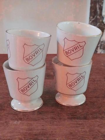 Set van 4 Bovril mokken, jaren 40, Enlèvement ou Envoi