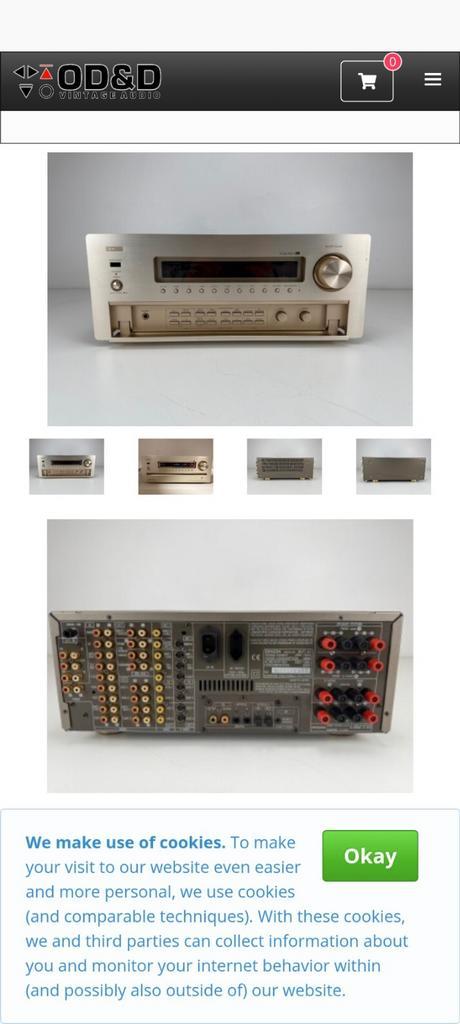 DENON ACV A1 THX, Audio, Tv en Foto, Versterkers en Ontvangers, Zo goed als nieuw, Denon, Ophalen of Verzenden