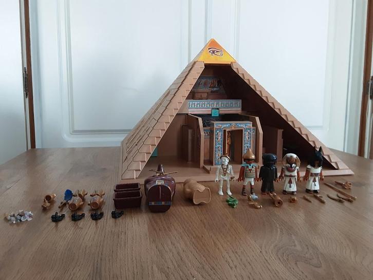 PLaymobl grote Egyptische piramide, Kinderen en Baby's, Speelgoed | Playmobil, Zo goed als nieuw, Complete set, Ophalen of Verzenden