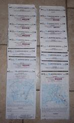 19 cartes en route Cartes de vol Jeppesen/IFR, Utilisé, Enlèvement ou Envoi