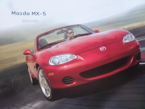 Brochure Mazda MX-5 Open Air, Livres, Autos | Brochures & Magazines, Mazda, Enlèvement ou Envoi