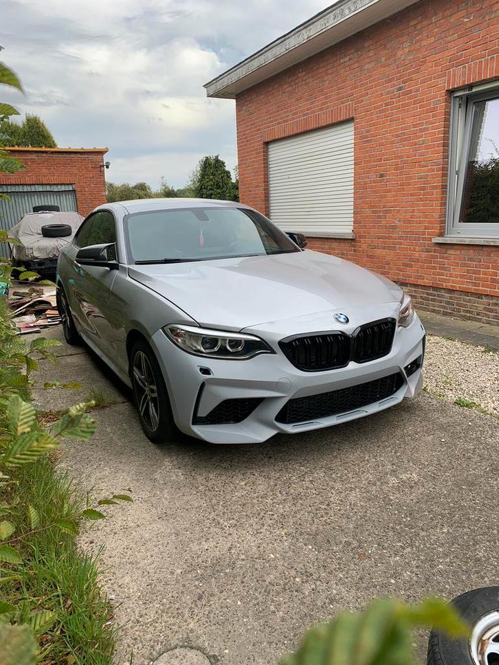 BMW 218 M2 look PROJECT, Auto's, BMW, 2 Reeks, Diesel, Euro 6, Coupé, 3 deurs, Handgeschakeld, Zilver of Grijs, Zwart, Stof, Achterwielaandrijving