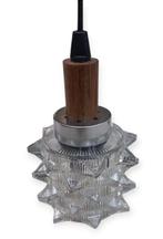 vintage cascade 70's hanglamp, Gebruikt, Hanglamp, Ophalen of Verzenden, Be