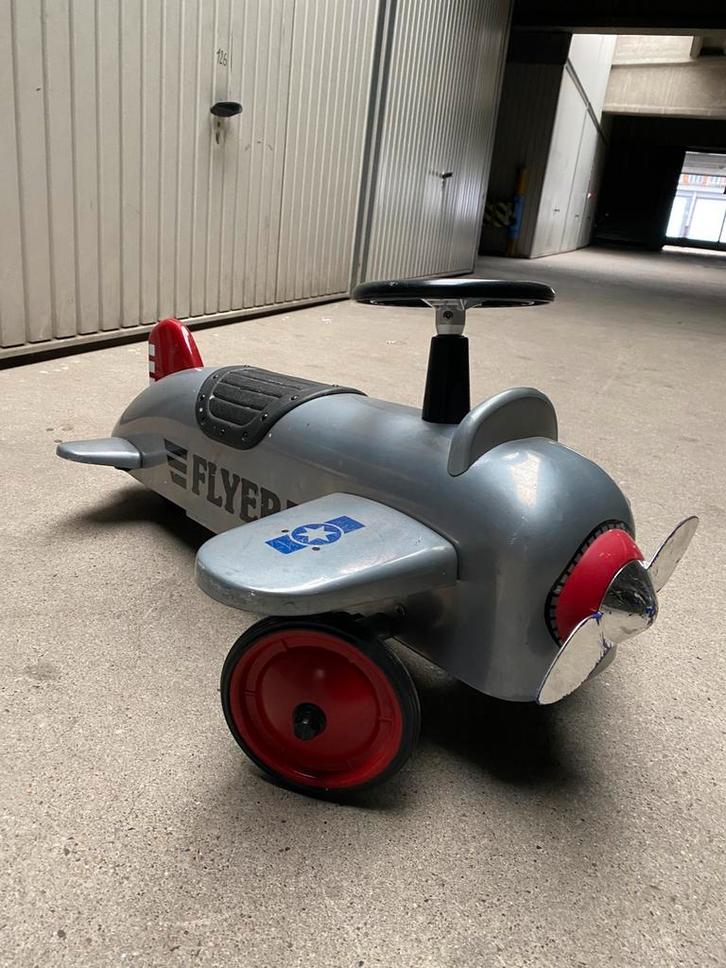 Retro Loopvliegtuig, Kinderen en Baby's, Speelgoed | Buiten | Voertuigen en Loopfietsen, Zo goed als nieuw, Loopvoertuig, Ophalen