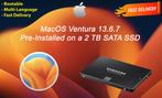 MacOS Ventura 13.6.7 SSD Pré-Installé 2 To macOS OSX OS X, Informatique & Logiciels, Systèmes d'exploitation, MacOS, Envoi, Neuf