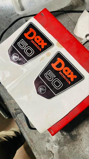 DAX Ot 50cc metalen stickers