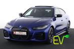 BMW i4 GRAN COUPE 83.9 kWh M50 M-SPORT GRAN COUPE 83.9 kWh M, Auto's, Achterwielaandrijving, Gebruikt, Blauw, Leder