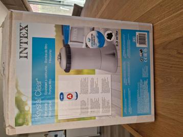 Intex Filterpomp Krystal Clear met 4 nieuwe filterpatronen, Enlèvement ou Envoi, Neuf