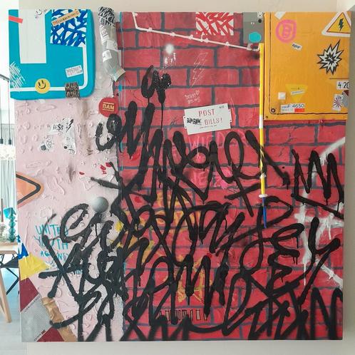 Benjamin van Oost, origineel, Antiek en Kunst, Kunst | Schilderijen | Abstract, Ophalen of Verzenden