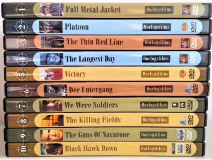 dvd 10 klassieke oorlogsfilms, Cd's en Dvd's, Dvd's | Actie, Zo goed als nieuw, Oorlog, Vanaf 16 jaar, Ophalen of Verzenden