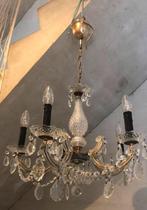 ‘Gothic chandeleer’ in koper en glas., Ophalen, Gebruikt, Glas